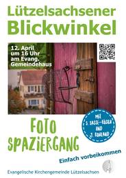 Quelle: ekilue/Foto: Sasse-Rösch Plakat für Fotospaziergang