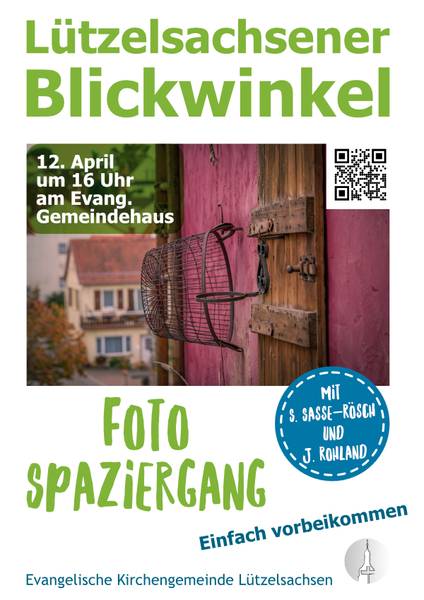 Quelle: ekilue/Foto: Sasse-Rösch Plakat für Fotospaziergang